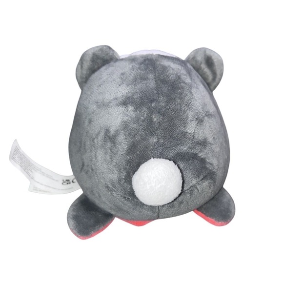 TeeTurtle Reversible Red Panda Plushie Happy Mad Mood Stuffed Toy Orange Gray - Picture 11 of 11